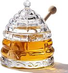 Honey Jar with 2 Dippers, Crystal B