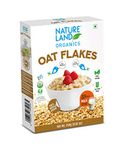 Natureland Organics Oat Flakes 250 Gm (Pack of 2) - Healthy Organic Oats