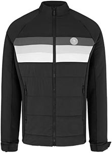 Original Penguin Mens 2022 Insulated Water Repellent Stretch 70s Golf Jacket, Caviar, XL