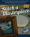 Stitch a Masterpiece: 25+ iron-on embroidery designs from famous artists van Gogh, Monet, Renoir, Cézanne & more