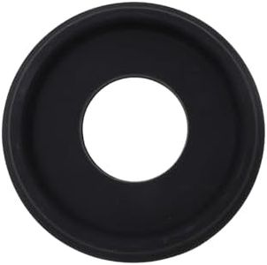 Ceiling Medallion,PU Ceiling Fan Medallion,Traditional Flat Ceiling Medallion,Smooth Medallion for Ceiling Fan and Light Fixtures,TTZEZE Decorative Fan Medallion Lighting Ceiling Ring Covers Black