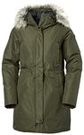 Helly Hansen Women's W Senja Parka Coat, Green, M