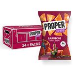 PROPERCHIPS - Barbecue Lentil Chips, Vegan, Gluten Free Snacks, 20g (24 Packs)