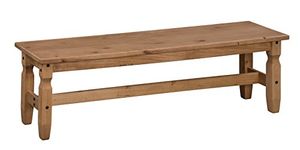 Mercers Furniture Corona Bench - Pine, 5 ft