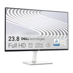 Dell S2425H 24 Inch Full HD (1920x1080) Monitor, 100Hz, IPS, 4ms, 99% sRGB, Built-in Speakers, Ultrathin Bezel, 2x HDMI, 3 Year Warranty, White