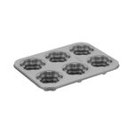 Cake Boss Carbon Steel 6 Cup Basic Cakelette Mould Pan