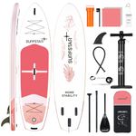 Surfstar Inflatable Stand Up Paddle Board with Welding Technology, 10'6"×34"×6" Paddleboard for Adults Sup Board with Camera Mount & Sup Accessories, Ultral Wide More Balance isup for All Skill Levels