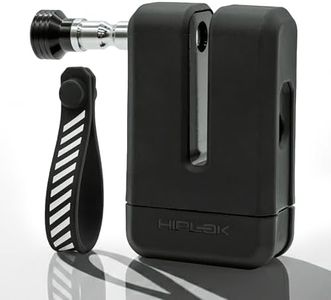 Hiplok MDX Motorcycle Disc Lock | High Security Disc Brake Lock | Anti-Pick Lock & Anti-Drill Cylinder Sold Secure Gold, Art 4 Star & ENRA Rated | Hardened Steel with 3 Keys & Magnetic Reminder Tag