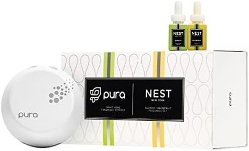 NEST Fragrances Bamboo & Grapefruit Smart Home Fragrance Diffuser Set, Bamboo, Grapefruit