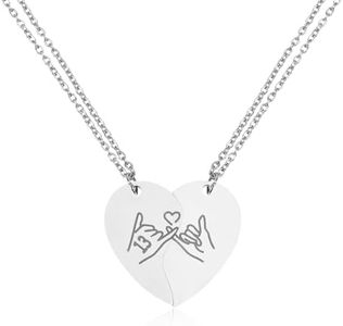 13 Necklace, Inspired Best Friend Matching Necklace for 2 Jewelry Friendship Gift for Women Girls Fans (Pinky Promise)