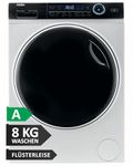 Haier HW80-B14979 Washing machine, 8 kg, White, Black