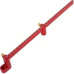 JCFANTS 300mm Woodworking Compass Tool, Woodworking Compass Scriber, Large Compass for Woodworking, Circle Compass Woodworking Scribing Circle Ruler Marking Gauge Circle Marking Tool (Red)