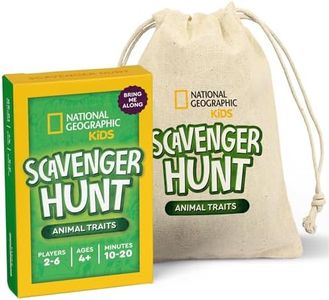 Underdog Games National Geographic - Outdoor Scavenger Hunt Card Game for Kids 4 & Up - Fun Summer & Outside Activity - Gifts for Boys & Girls Ages 4, 5, 6, 7, 8, 9