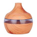 Essential Oil Diffuser, Aromatherapy Diffuser, Ultimate Ultrasonic Diffuser with 300ML Tank Ideal for Large Rooms, Adjustable Timer, 5 LED Light Colors and Mist Mode, Oil Free