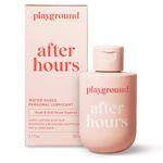 Playground After Hours, Natural, Water-Based Personal Lubricant with Natural Ingredients, Safe to Use with Latex Condoms, Lube for Men, Women, and Couples, Musk & Oud Wood Essence, 3.7 Fl. Oz.