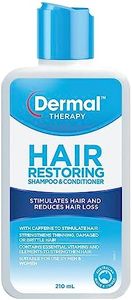 Dermal Therapy Hair Restoring Shampoo & Conditioner | Designed to Help Strengthen & Stimulate Hair for Men and Women | 210ml