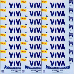 Viva Paper Towel Rinse & Re-Use Towel 20 Sheet x 24 Pack