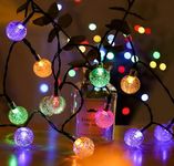 Elittera Crystal Bubble Ball String 16 LED, 11.5 Feet Multicolor LED Lights for Home Decoration String Fairy Lights-Transform Your Diwali,Christmas & Room Decoration with Enchanting Multi Lighting