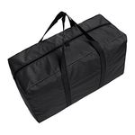 Heavy-duty Extra Large Storage Bag Waterproof 600D Oxford Jumbo Foldable Space Save Storage Bag Closet Underbed Organizer Container Laundry Bag Quilt Blankets Organizer Bag with Handle 100*55*33CM