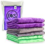 Microfiber Towels PAKS 16" x 24" Large Absorbant Microfiber Chamois - Premium Pack of 6 XL Towels - Detailing Towels Car Wash Rags, Scratch-Free , Lint-Free, XL Drying Towels for Cars, Home, Windows