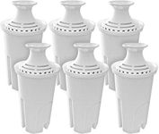 Brita Compatible Standard Replacement Water Filter for Pitchers, 6 Count
