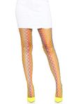 Leg Avenue womens Fence Fishnet TightsHosiery, Rainbow, One Size