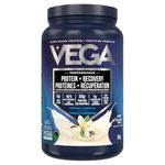Vega Sport Protein Vegan Protein Powder, Vanilla (20 Servings) BCAAs, Amino Acid, Keto Friendly, Tart Cherry, Gluten Free, Non GMO Pea Protein for Women and Men, 828 g (Pack of 1)(Packaging May Vary)