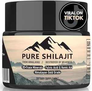 Pure Shilajit Himalayan Resin for Men and Women, Organic Natural Supplement with 85+ Trace Minerals + Humic Acid, High Potency Providing Energy, Strength & Immunity (30g New)