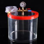 Acrylic Vacuum Chamber Acrylic Clear Perfect for Stabilizing Wood, Degassing Silicones, Epoxies (3 Gallon (Cylinder))