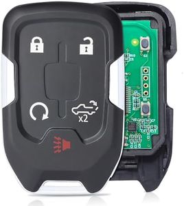 Yewong Keyless Entry Remote Control Smart Car Key Fob Replacement for Chevy Chevrolet Silverado GMC Sierra 2019 2020 HYQ1EA HYQ1ES 13529632 433MHz 5Buttons