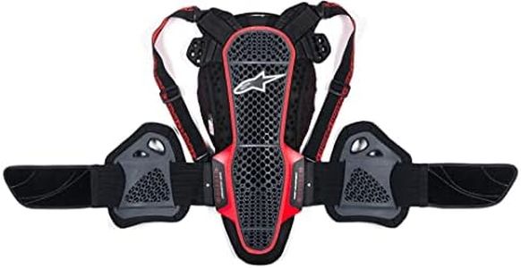 Alpinestars Nucleon KR-3 Men's Off-Road Motorcycle Back Protector - Black/Red/Large