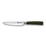 HexClad Utility Knife, 5-Inch Japanese Damascus Stainless Steel Blade Full Tang Construction, Pakkawood Handle