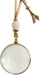 Rose Quartz Magnifying Necklace, Ad