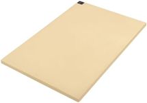 Notrax-T45S4012BF Sani-Tuff Premium Rubber Cutting Board, Professional Grade 12" X 18", Beige