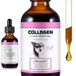 Tooffi Liquid Collagen for Dogs – Daily Skin, Coat & Joint Support Collagen + | Promotes Mobility, Elasticity & Everyday Vitality | 60 ml Dog Supplement