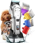 oneisall Dog Clippers for Grooming Professional,Cordless/Rechargeable Dog Grooming Kit with Detachable Metal Combs, Low Noise Heavy-Duty Dog Clippers for Thick/Curly/Fine/Wavy Hair