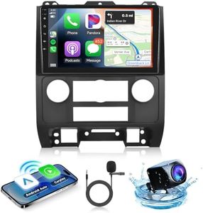 1G+32G Android 13 Car Stereo for Ford Escape 2007-2012 Radio/Mazda Tribu 2007-2012/Ford Kuga 2007-2012 Carplay 9" Touchscreen Bluetooth Car Radio Android Auto WiFi GPS FM Backup Camera Player