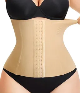 Nebility Maternity Belly Band Postpartum Recovery Belt Waist Trainer Abdominal Wrap C-section Postnatal Girdle (XS, Beige)
