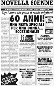 Bombo Tarjeta de felicitación, día de cumpleaños, 60 años, Amica