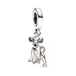 RMMY Charm 925 Sterling Silver Pendant Dangle Beads Christmas for Bracelets and Necklaces Mother's Day Birthday Jewelry Gifts for Women Friends, Sterling Silver, Cubic Zirconia