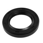 sourcing map Spring Loaded Metric Rotary Shaft TC Oil Seal Double Lip 30x47x7mm