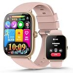 Smart Watch for Women with Bluetooth Call, 2.06" AMOLED Display Fitness Tracker with Blood Oxygen Heart Rate Sleep Monitoring 100 Sport Modes, IP68 Waterproof Watch for iPhone Android