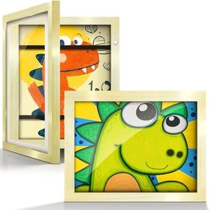 Artfeel 2-Pack 10x12.5 Kids Art Frames,Front Opening Kids Artwork Frames Changeable Child Artwork Picture Display,Children Storage Frame for Wall,Holds 50pcs Drawings,Craft,Art Project,Schoolwork.