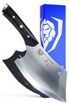 DALSTRONG Mini Rocking Cleaver Knife - 6.5 inch - Gladiator Series 'R' - 7CR17MOV High Carbon Steel - Razor Sharp Kitchen Knife - Black G10 Handle - Meat Cleaver, Vegetable Knife - NSF Certified