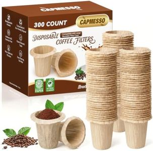 CAPMESSO Disposable Coffee Filters 2.1"H - for My K-Cup & Cuisinart SS-RFC