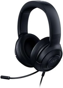 Razer Kraken X Lite - Wired Ultralight PC Gaming Headset - Surround Sound bendable cardioid microphone (230g light, 3.5 jack for PS4, PS5, Switch, Xbox One, Xbox Series X|S) Black