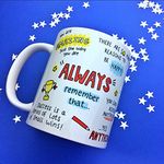 DAYS Motivational Quote Coffee Mug Law Of Attraction Self Care Manifest Affirmation Positivity Gift Mindset Motivational Ceramic Mug Gift To Friend Brother Sister And Everyone, 350 ML