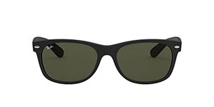 Ray-Ban Unisex New Wayfarer Sunglasses, Black, 55 mm UK