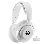 SteelSeries Arctis Nova 5 Wireless Multi-System Gaming Headset — White — Neodymium Magnetic Drivers — 100+ Audio Presets — 60 HR Battery — 2.4GHz or BT — Gen2.X Mic — Xbox, PC, PS, Switch, Mobile