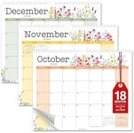 Floral Large Wall Calendar 2024-2025 - 18 Month Wall Calendar 2024-2025, Monthly Wall Calendar 2024 Monthly Large, Calendario 2024 Calendar Wall, Calendars 2024 Wall Calendar, Calandar, Calenders 2024
